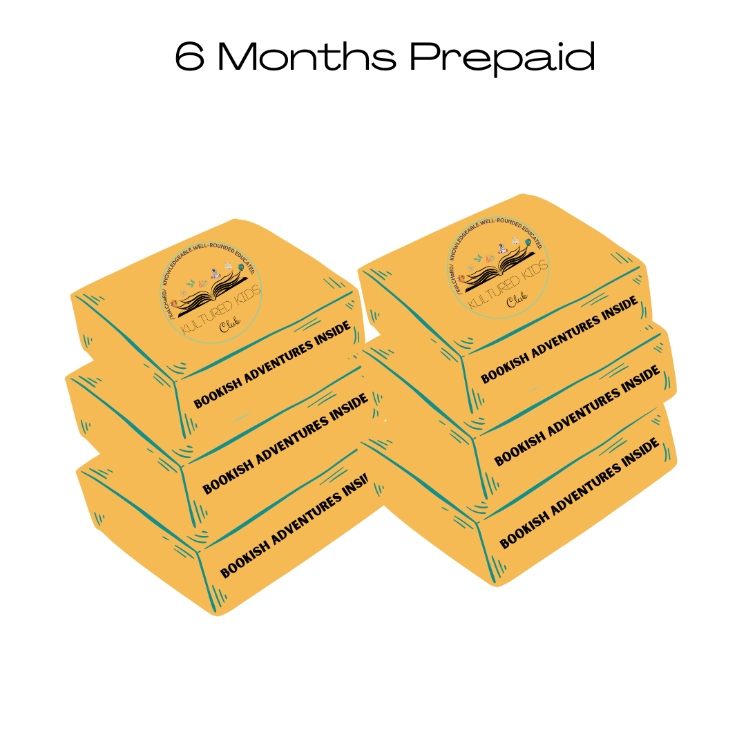 Kultured Kids Club Book Mail: 6 Months Prepaid