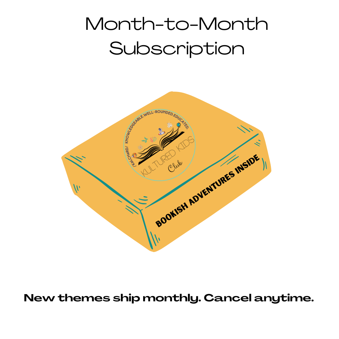 Kultured Kids Club Book Mail: Month to Month