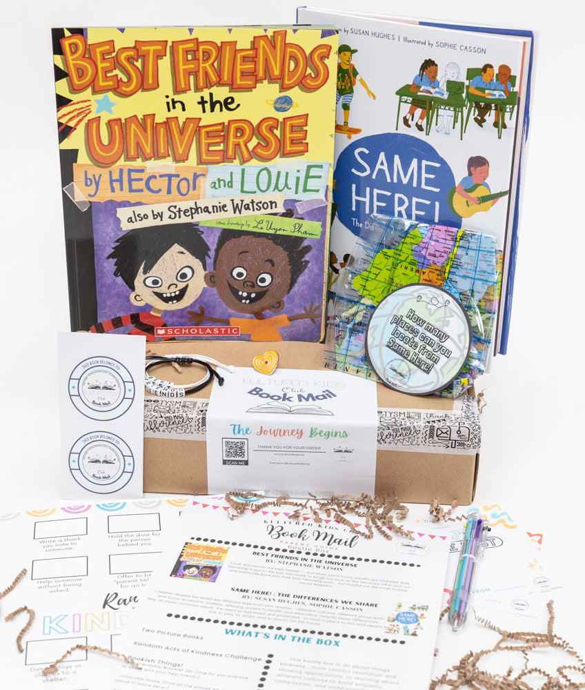 Kultured Kids Club Book Mail: 6 Month Subscription - Ages 4-10