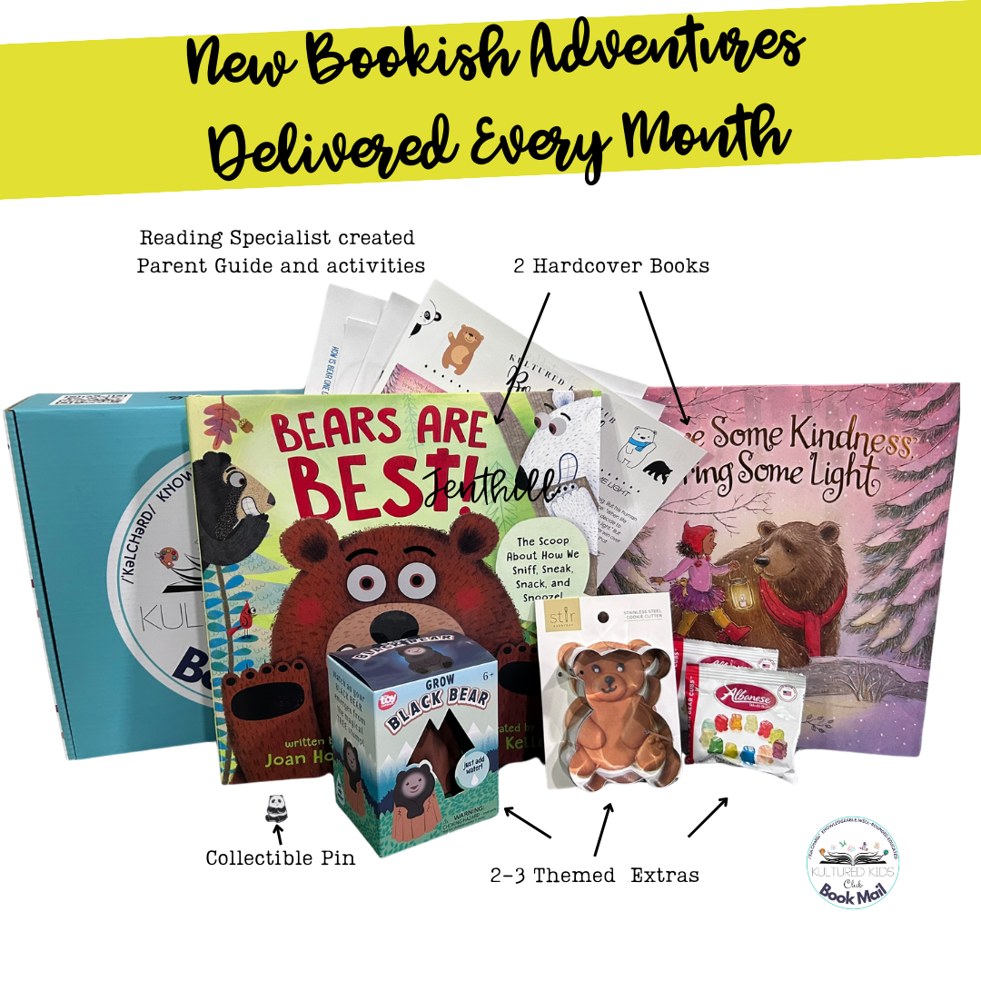 Kultured Kids Club Book Mail: 6 Month Subscription - Ages 4-10